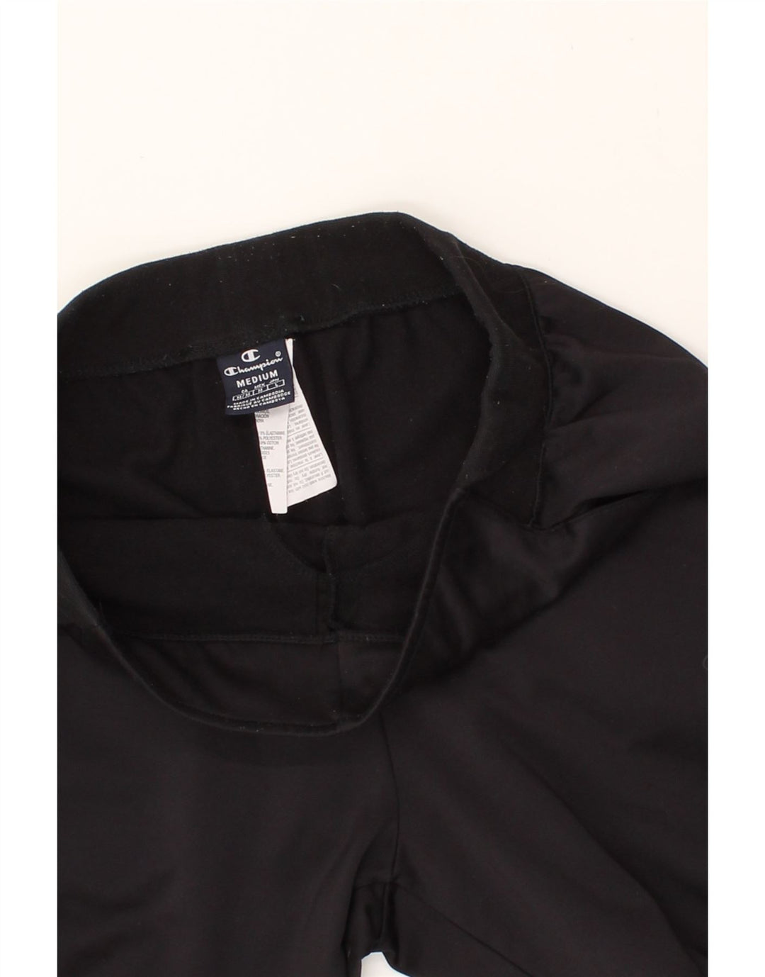 CHAMPION Mens Tracksuit Trousers Joggers Medium  Black Polyester Vintage Champion and Second-Hand Champion from Messina Hembry 