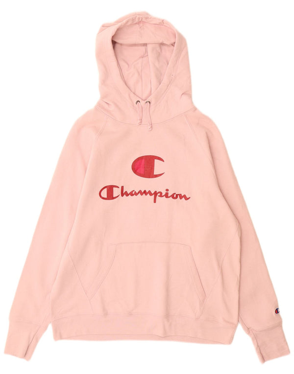 Felpa con cappuccio grafica da donna Champion UK 16 grande poliestere rosa