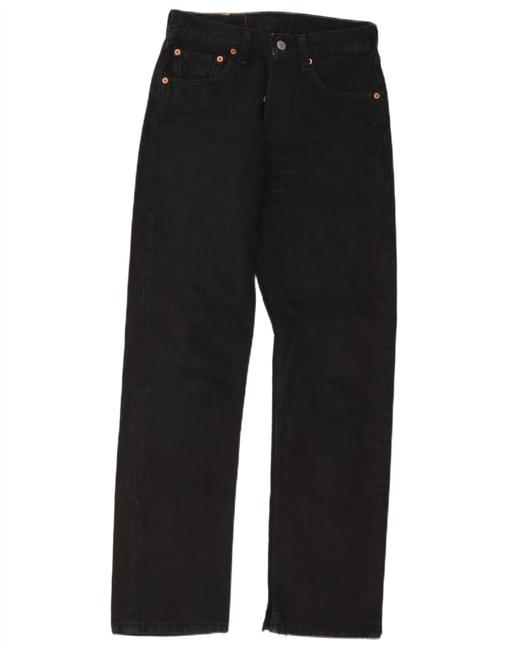 Levi's Uomo 501 Jeans dritti W27 L30 Cotone Nero