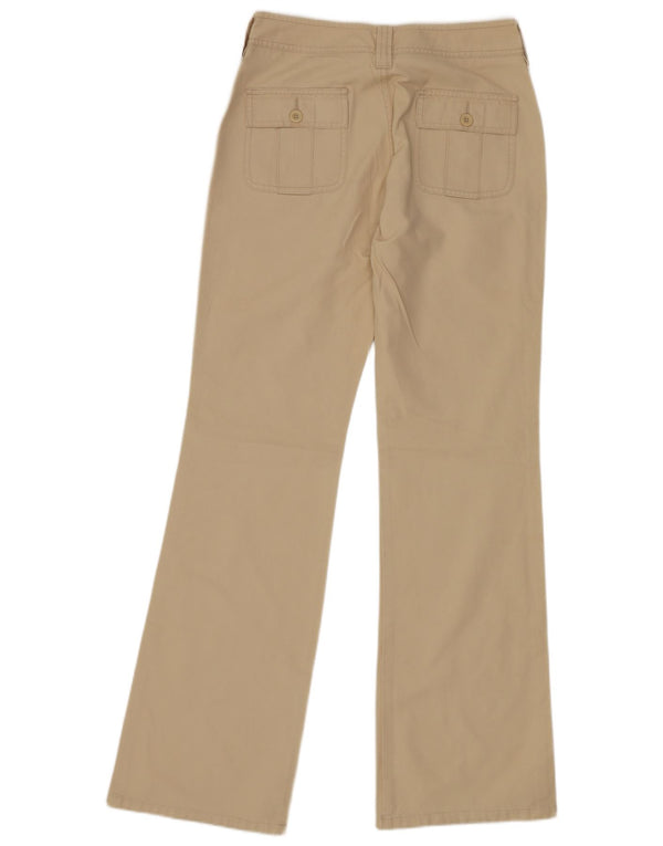Pantaloni casual Bootcut da donna Benetton IT 38 XS W28 L31 Cotone beige