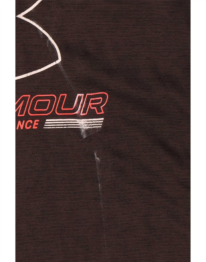 T-shirt grafica da uomo Under Armour grande nera