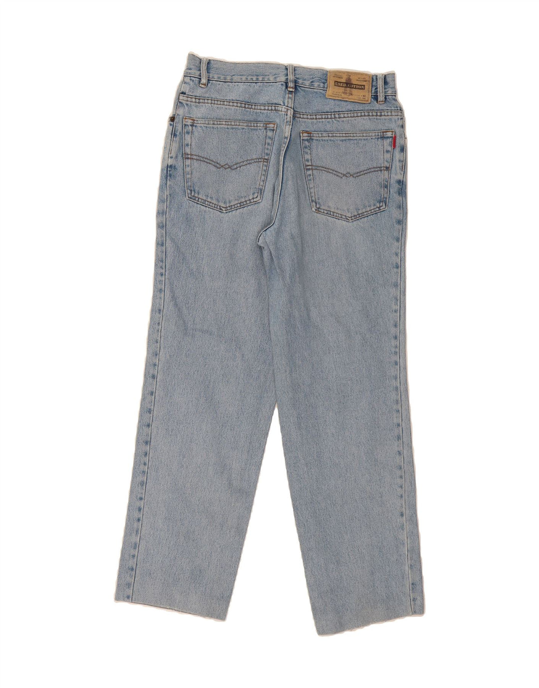 VINTAGE Mens Straight Jeans IT 48 Medium W30 L29 Blue Cotton Vintage Vintage and Second-Hand Vintage from Messina Hembry 