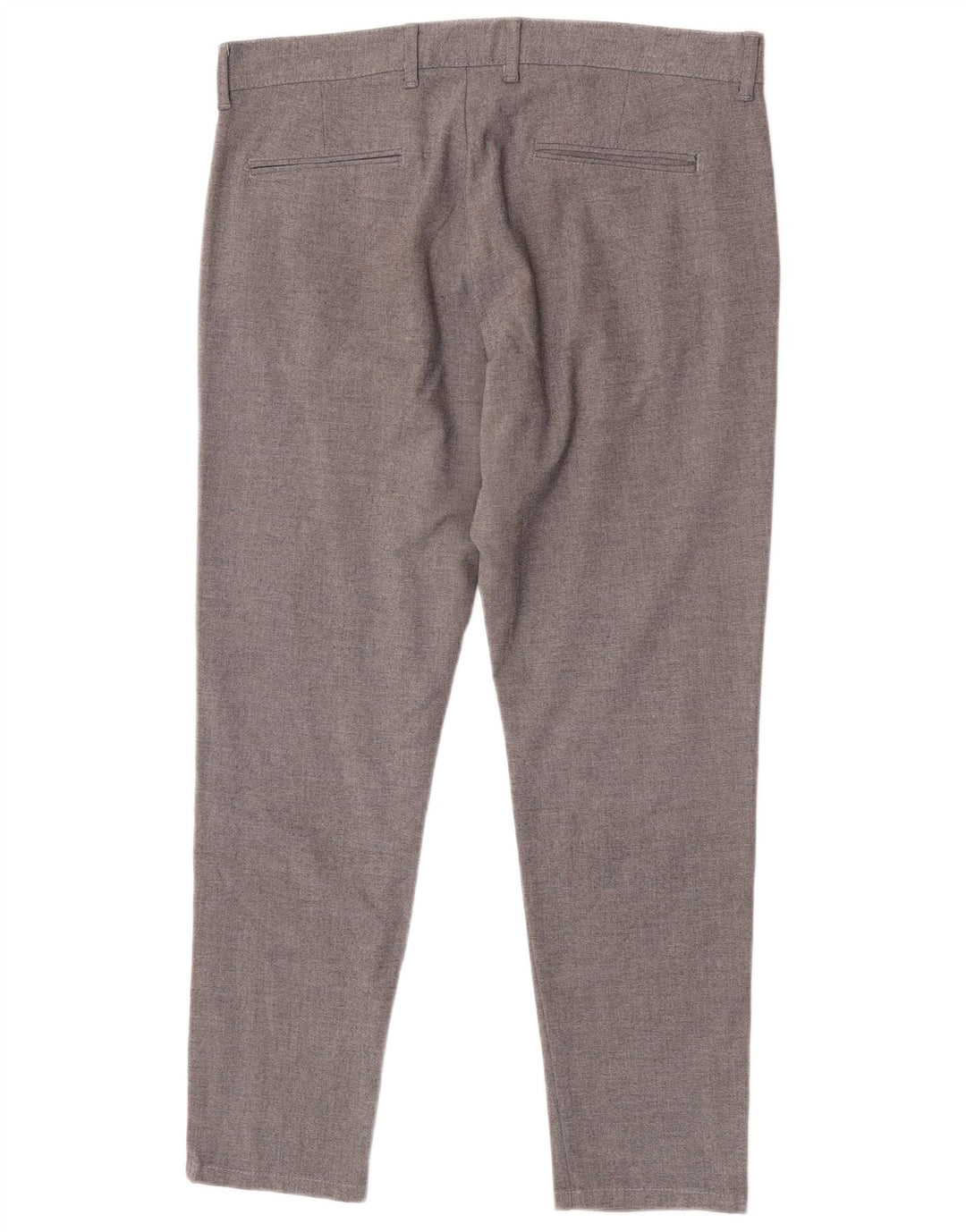 Pantaloni chino slim da uomo Zara EU 42 Large W32 L28 Grigio