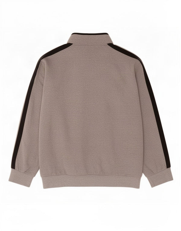 Giacca da tuta da uomo Umbro IT 60 3XL Cotone color block grigio