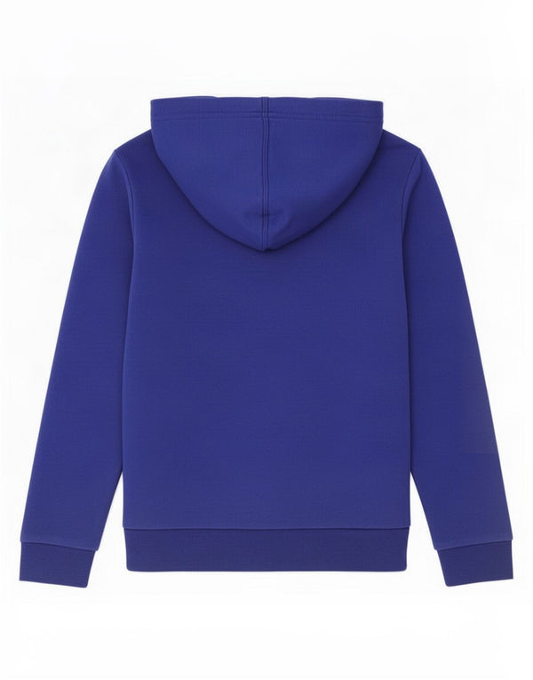 Felpa con cappuccio grafica Adidas da ragazzo 9-10 anni in cotone blu