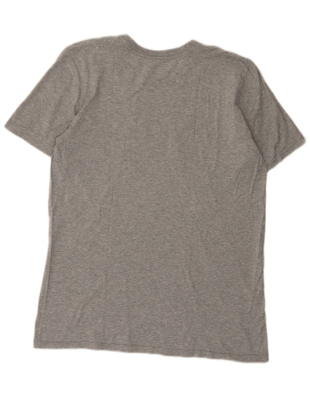 T-shirt grafica Nike da uomo con taglio atletico, cotone grigio medio