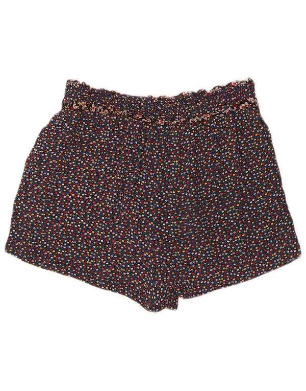 Pantaloni caldi da donna Jack Wills UK 12 Medium W30 Viscosa floreale multicolore