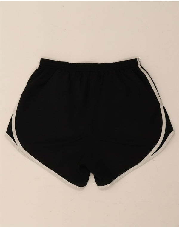 Pantaloncini sportivi Nike da donna Dri Fit UK 8 piccoli poliestere nero