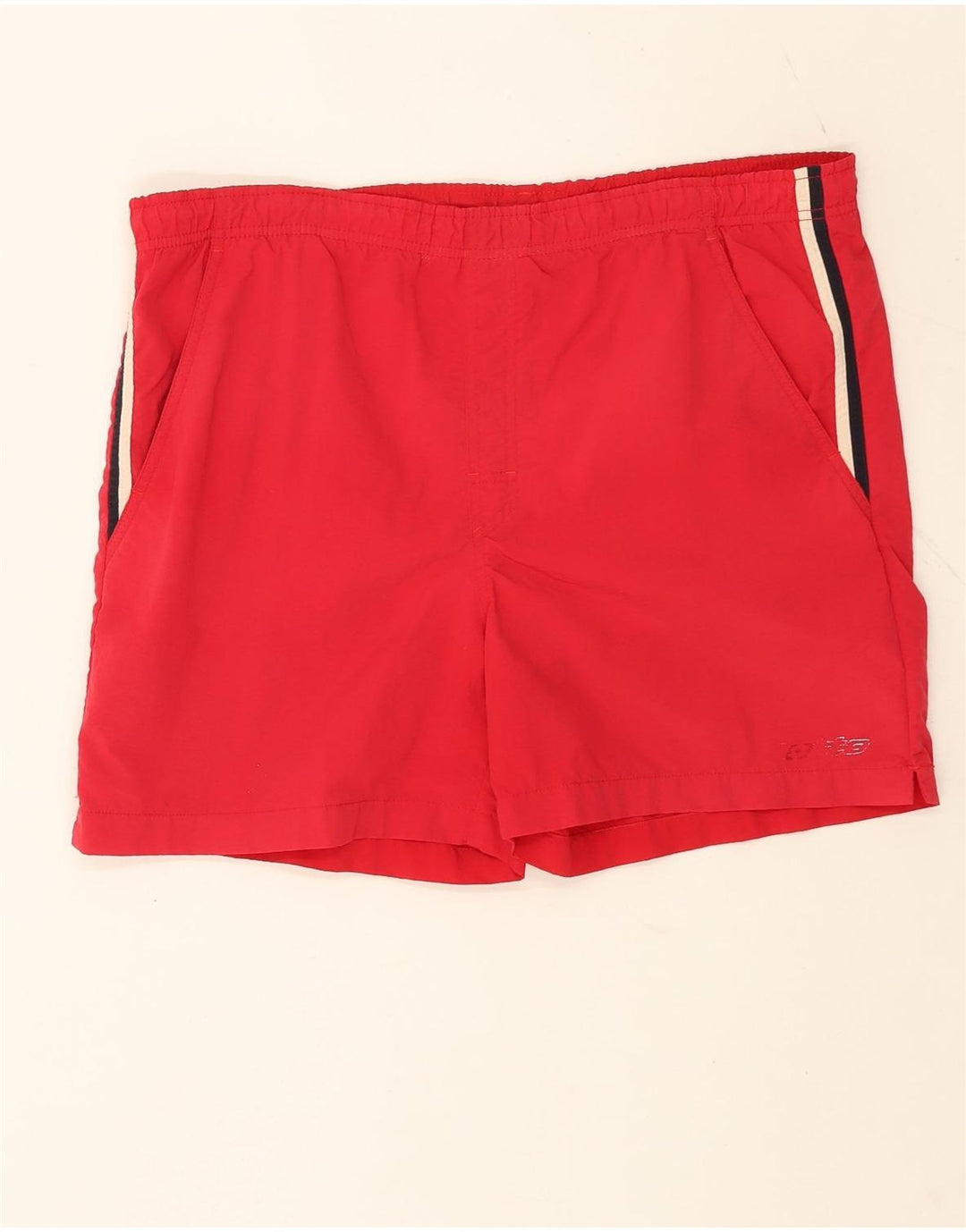 Pantaloncini da bagno da uomo Lotto XL rossi a righe
