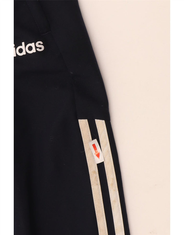 Pantaloni da tuta da uomo Adidas medi in poliestere blu navy