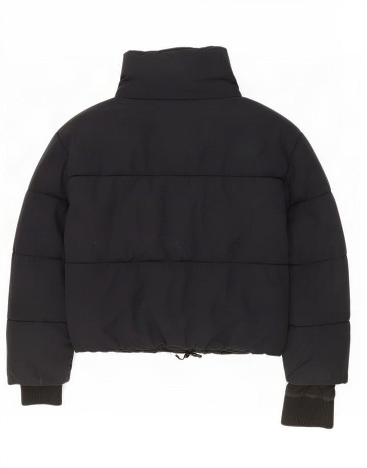 Giacca imbottita oversize da donna Zara UK 10 piccola in poliestere nero