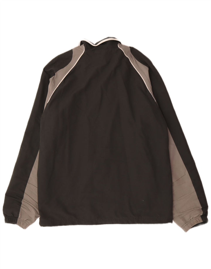 Giacca da ginnastica da uomo Reebok Small nera in poliestere color block