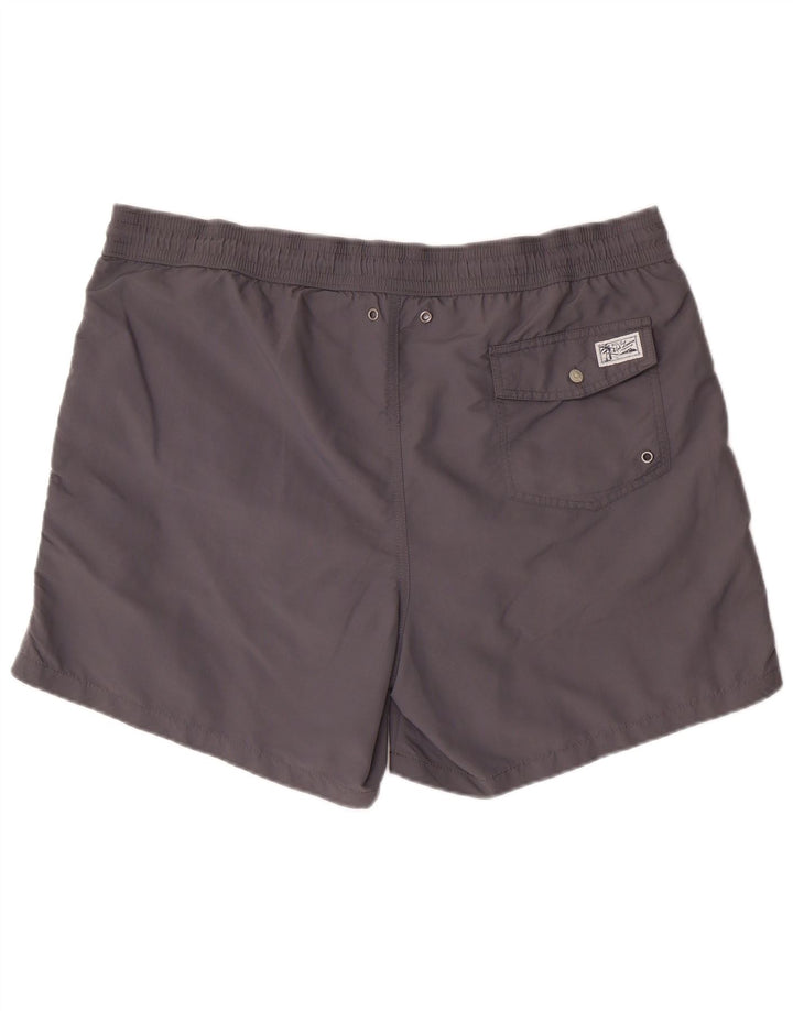 POLO RALPH LAUREN Pantaloncini da bagno da uomo 2XL Nylon grigio