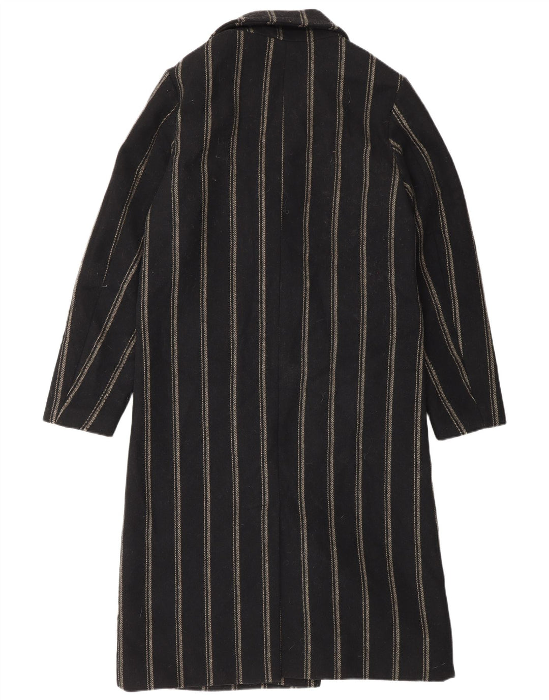 Cappotto doppiopetto da donna Scotch & Soda UK 14 medio a righe nere