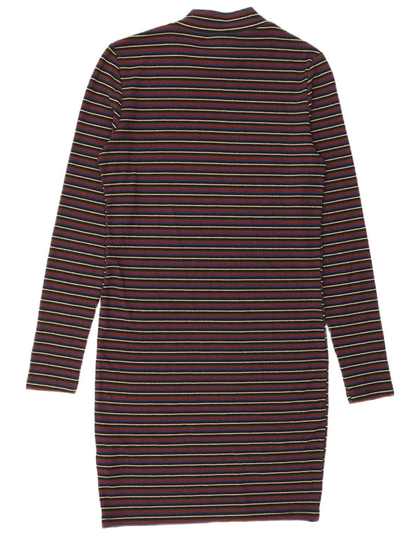Topshop Abito da donna Petite Jumper UK 10 Piccolo a righe multicolore