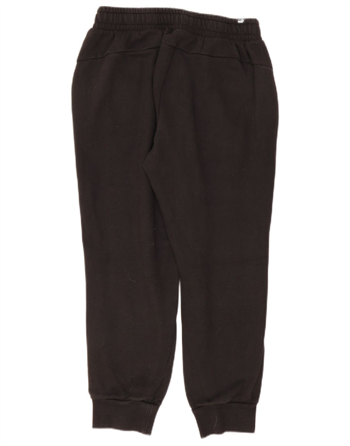 Pantaloni da tuta da donna Puma Joggers UK 12 Medium Black Cotton