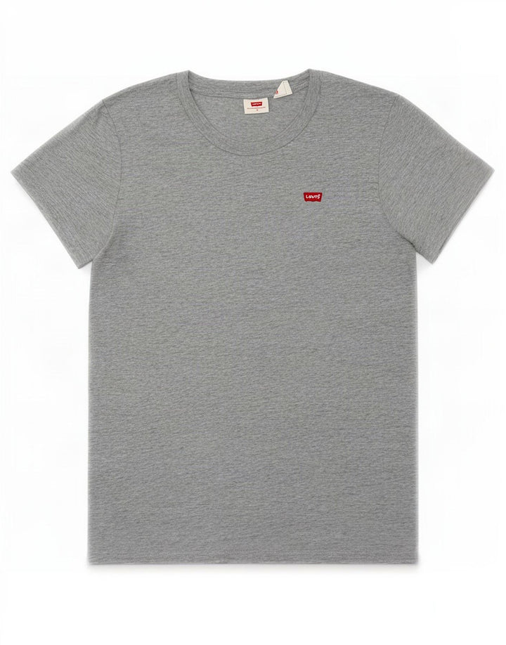 T-shirt da donna Levi's Top UK 14 Cotone screziato grigio medio