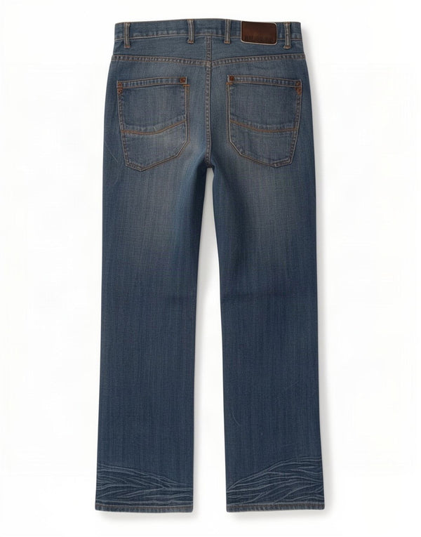 Jeans dritti da uomo Tommy Hilfiger W31 L30 cotone blu