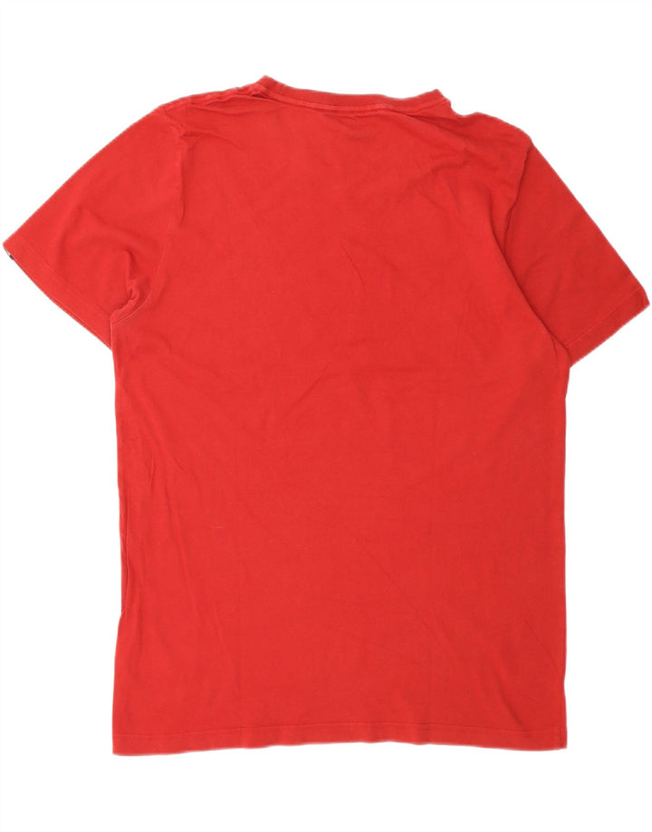 PUMA Mens Graphic T-Shirt Top Large Red Cotton Vintage Puma and Second-Hand Puma from Messina Hembry 