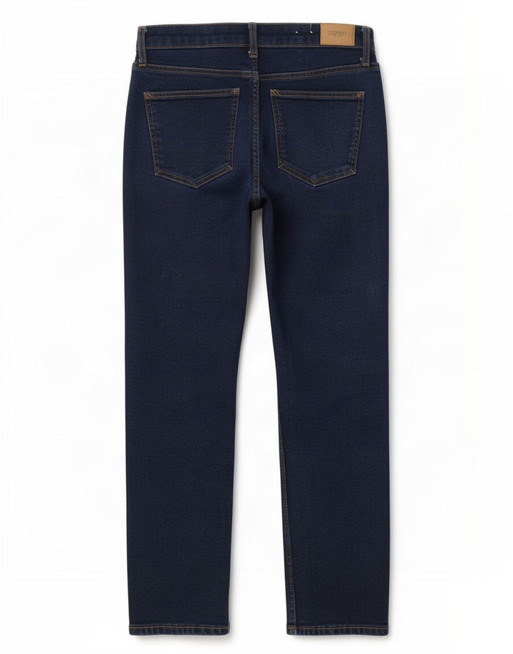 Jeans dritti da donna Esprit W30 L30 cotone blu navy