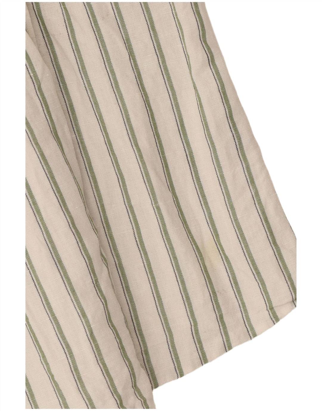 Camicia Zara da uomo in lino a righe bianche medie