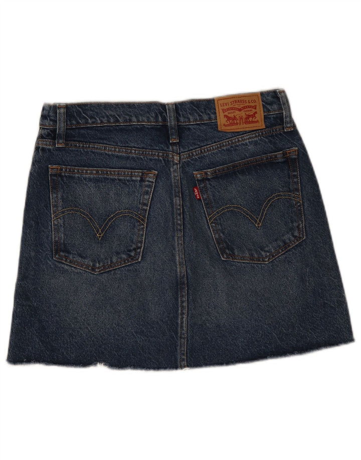 Gonna di jeans da donna Levi's W27 piccola blu