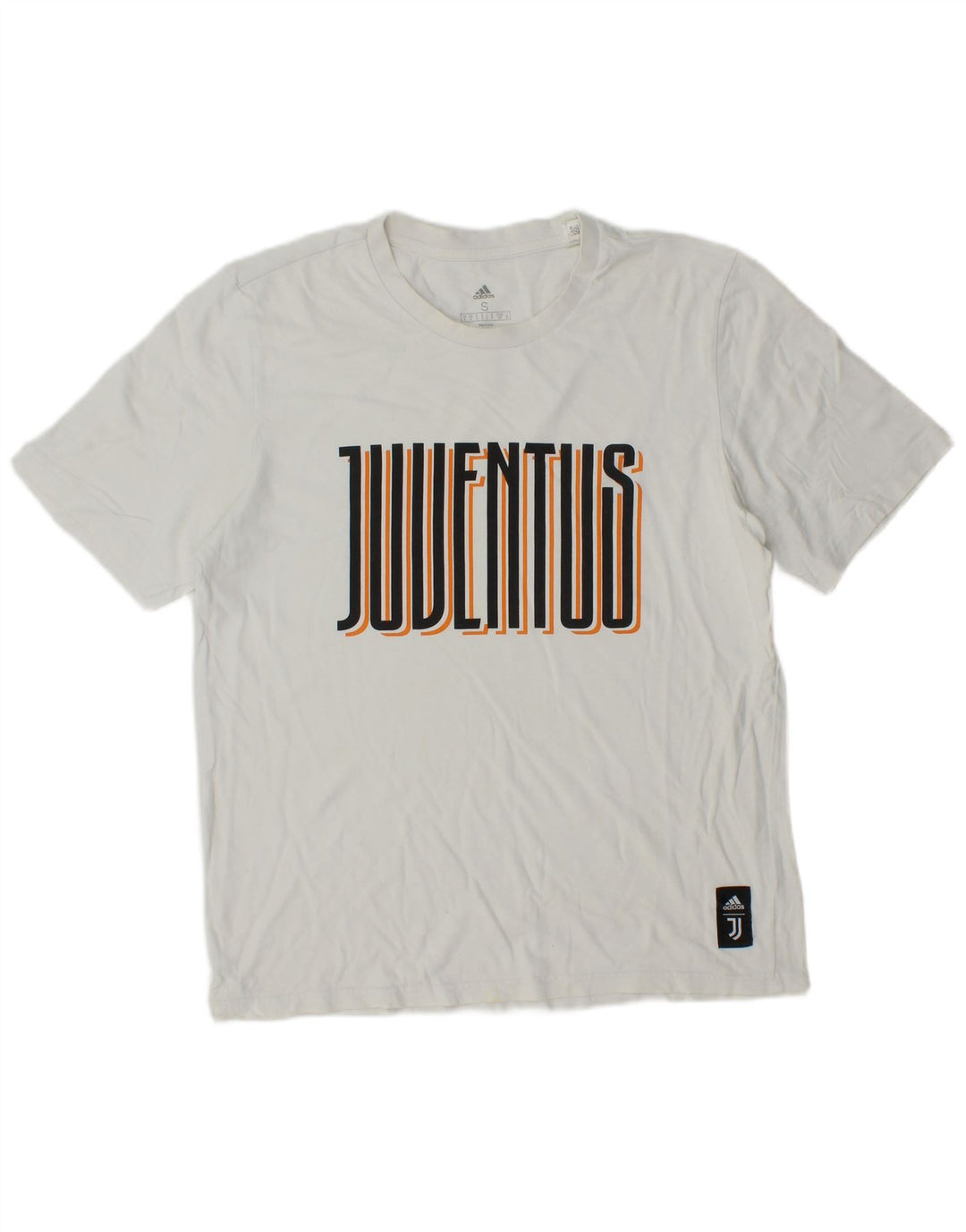 Maglietta grafica Adidas da uomo Juventus piccola bianca