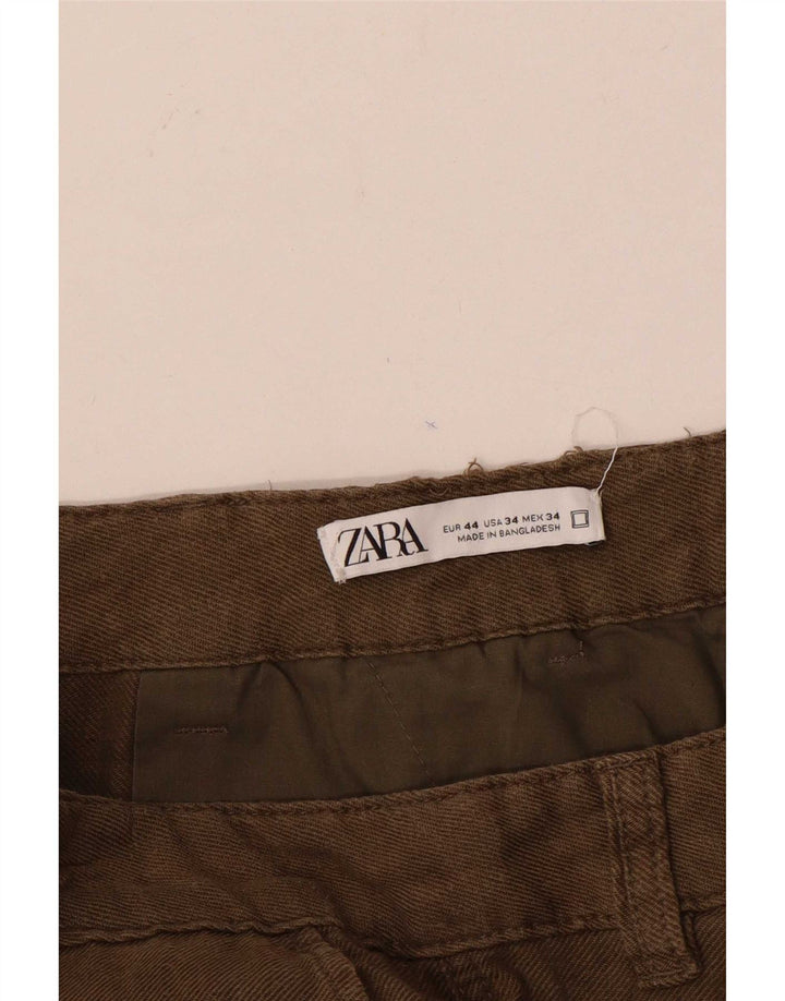 Pantaloncini cargo da uomo Zara EU 44 Large W34 Marrone