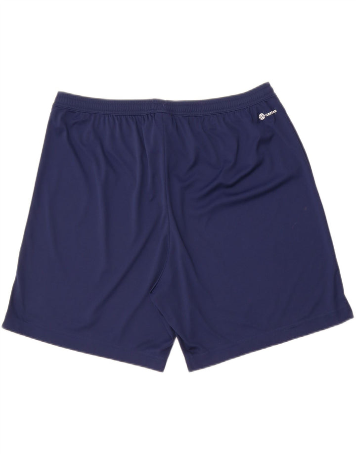 Pantaloncini sportivi Adidas Aeroready da uomo 2XL poliestere blu navy