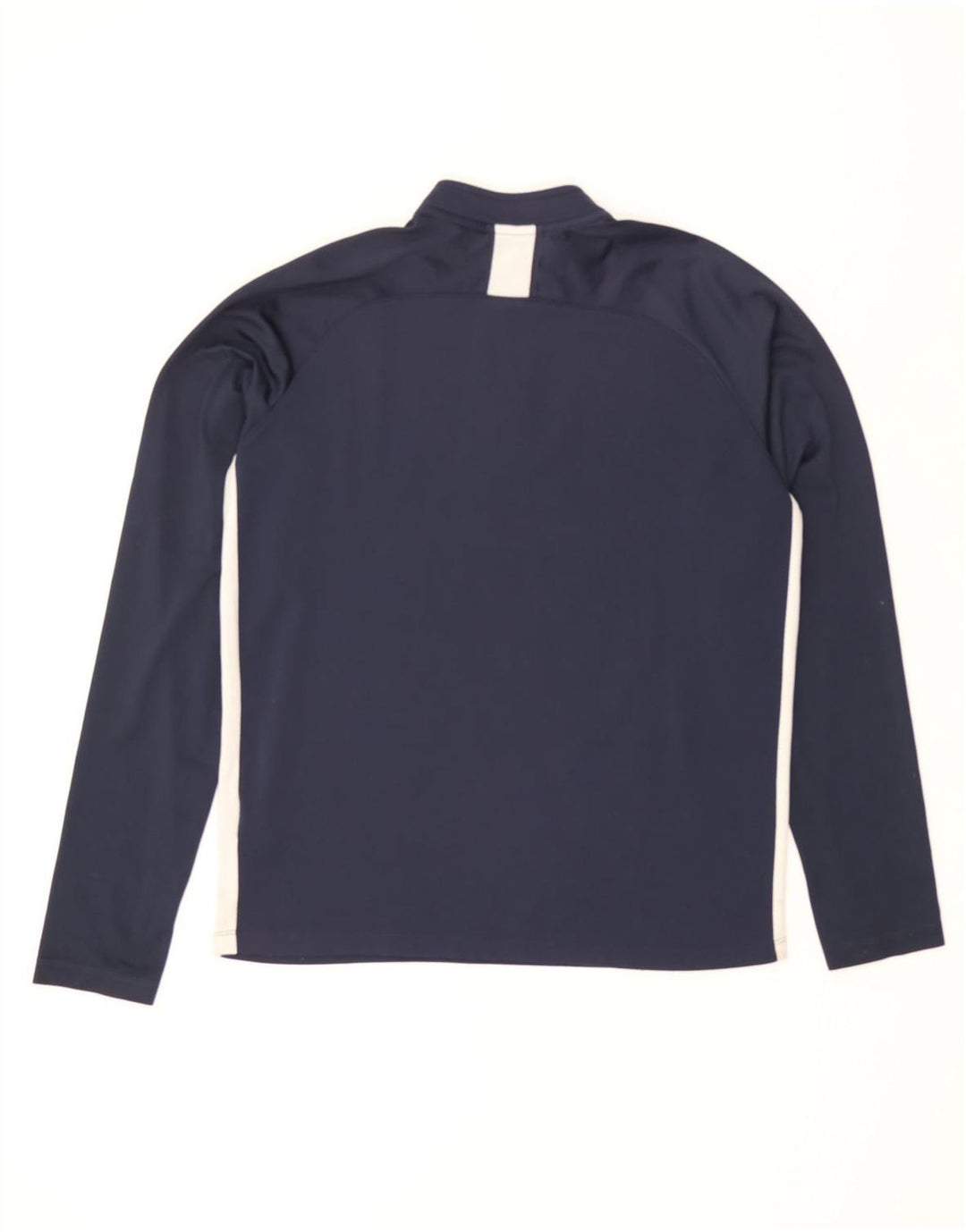 NIKE Boys Dri Fit Pullover Tracksuit Top 13-14 Years XL Navy Blue Vintage Nike and Second-Hand Nike from Messina Hembry 