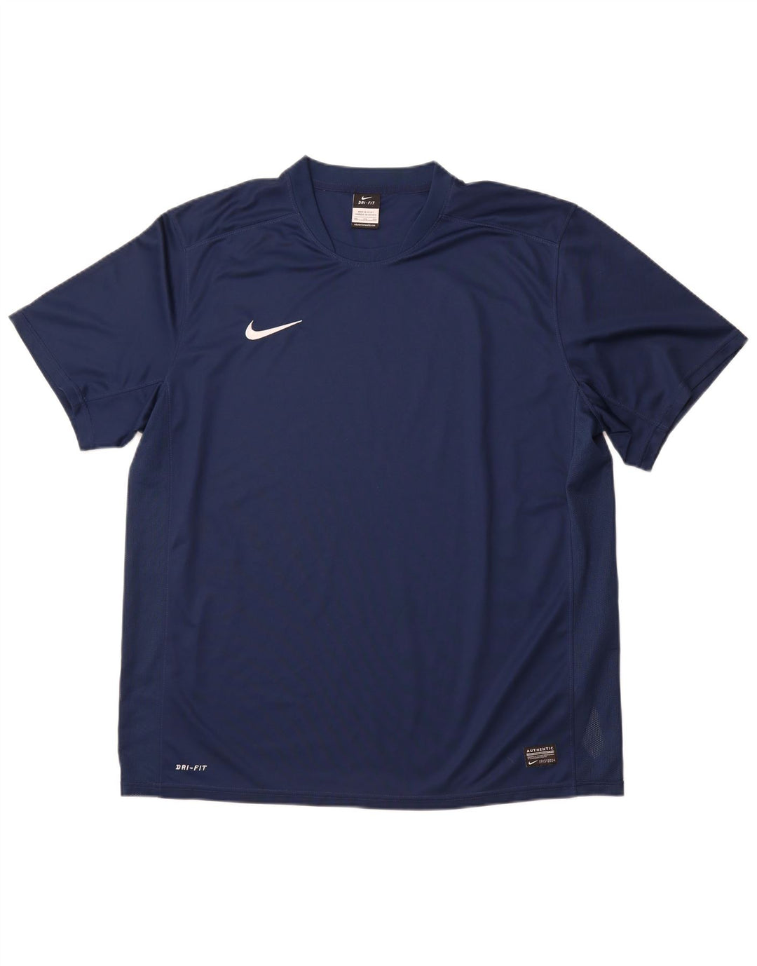 T-shirt grafica da uomo NIKE Dri Fit Top 2XL poliestere blu navy
