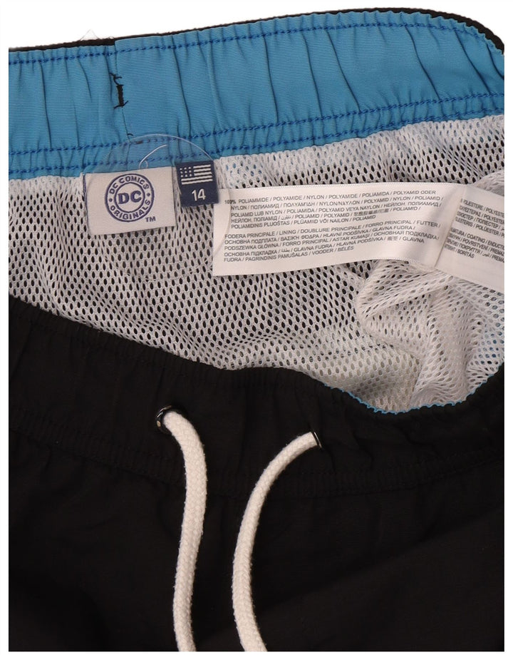 Pantaloncini da bagno DC Graphic da ragazzo 13-14 anni in poliammide color block nero