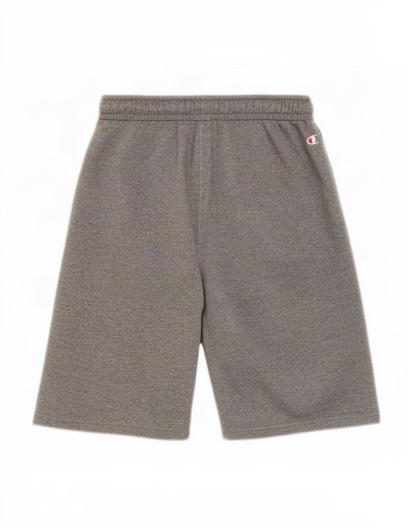 Pantaloncini sportivi con grafica Champion da ragazzo 13-14 anni XL in cotone chiazzato grigio