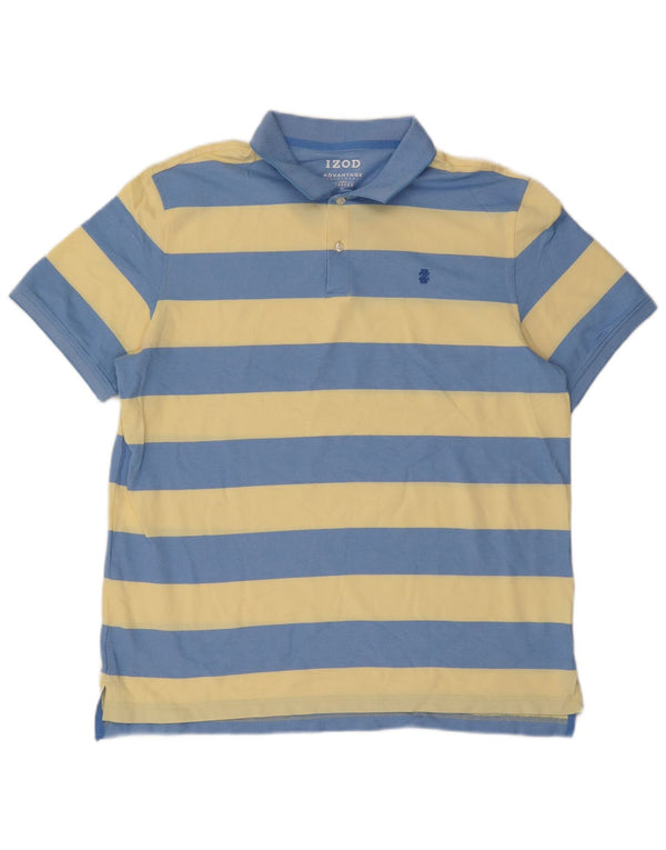 Polo da uomo IZOD XL in cotone a righe blu