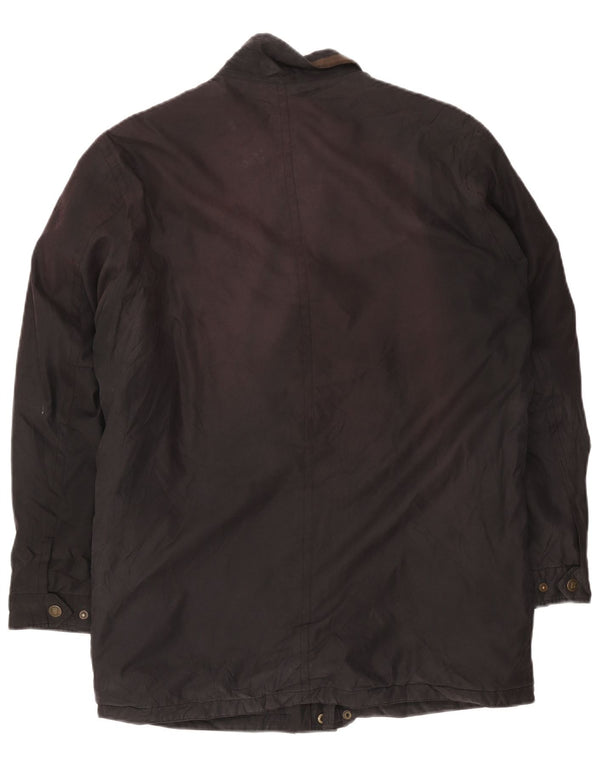 Cappotto giacca a vento Marks & Spencer da uomo blu Harbour UK 38 medio nero