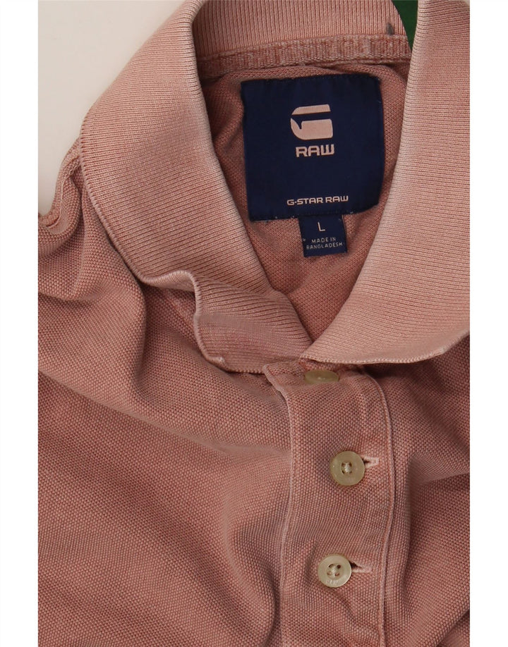 Polo da uomo G-Star grande rosa
