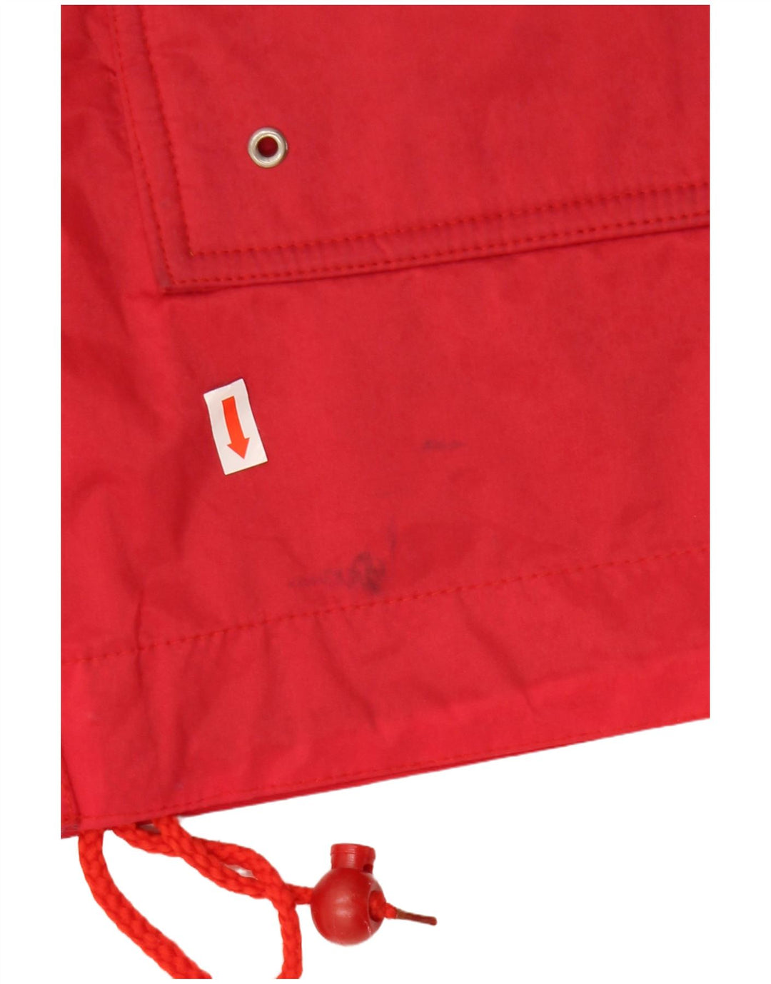 Giacca a vento da uomo VINTAGE UK 38 Poliammide rosso medio
