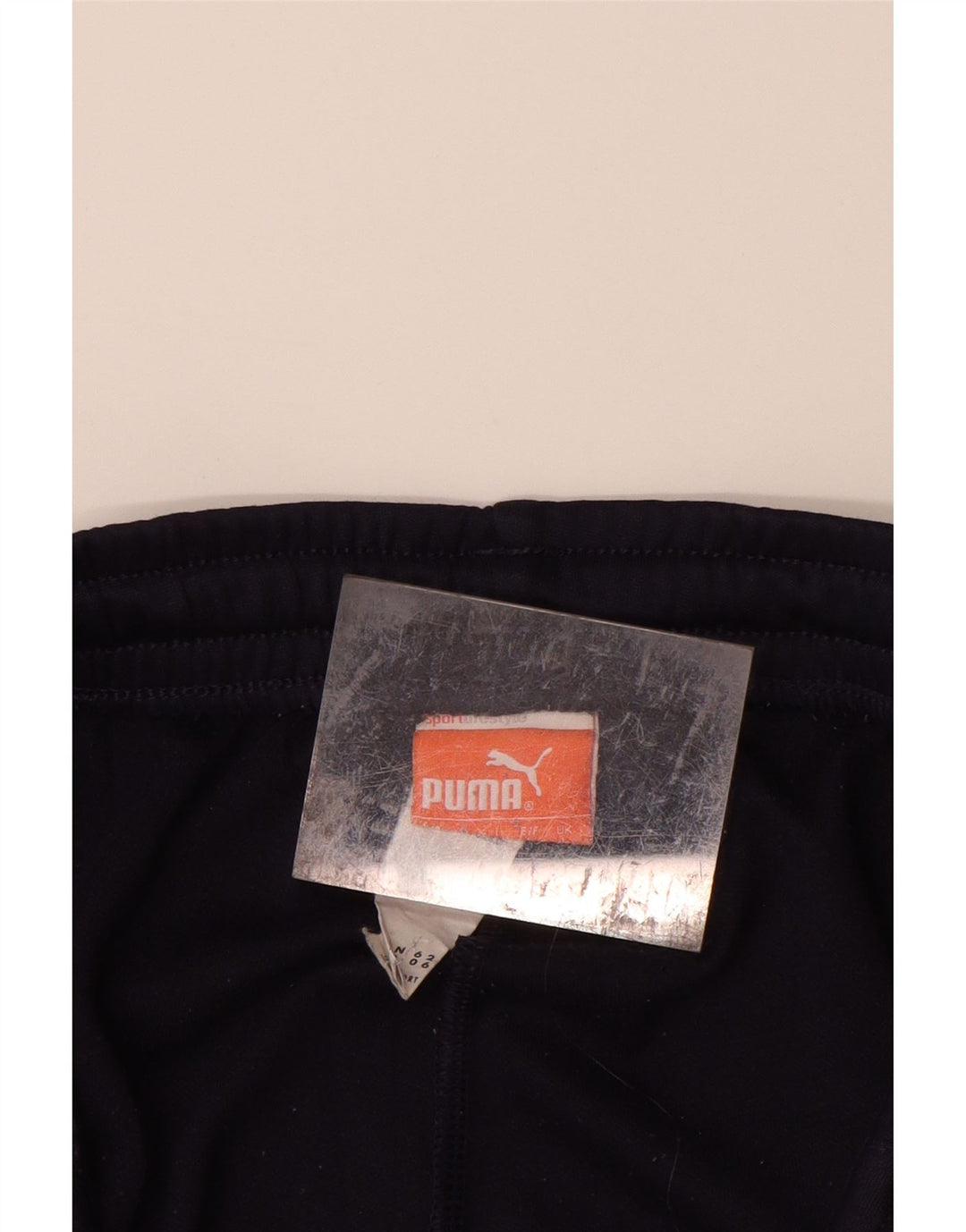 PUMA Mens Tracksuit Trousers Large Navy Blue Polyester