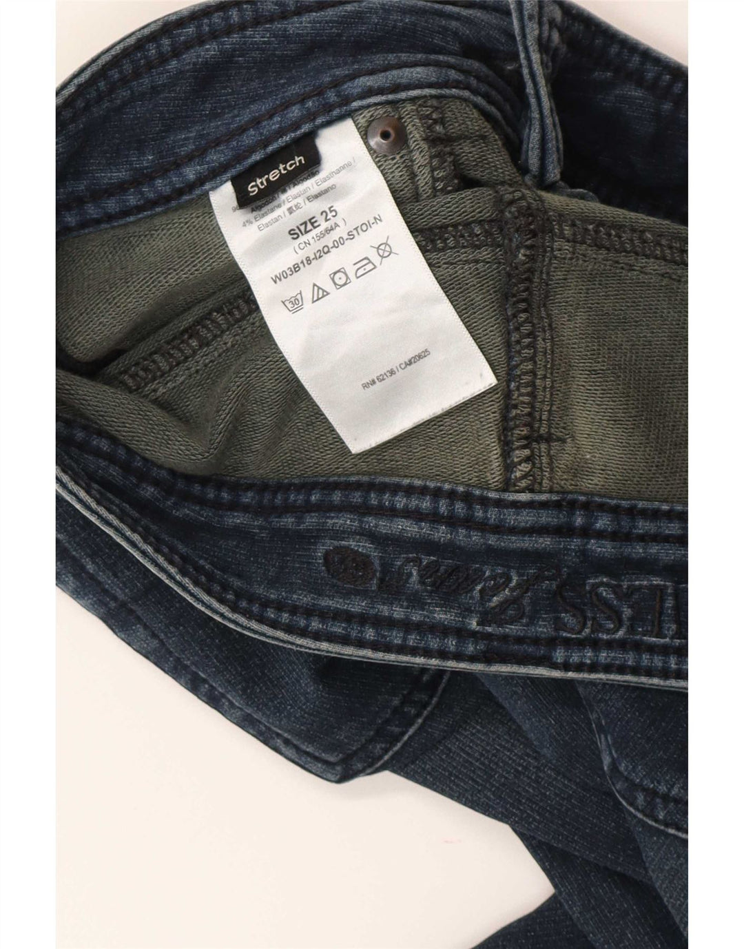 Jeans slim da donna Guess W25 L28 cotone blu