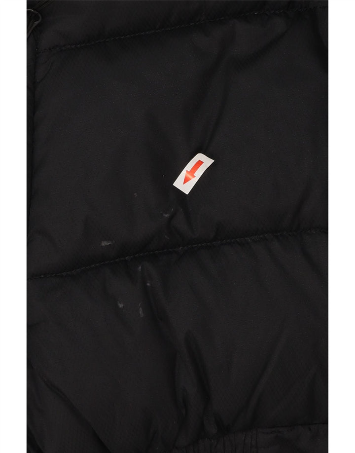 Giacca imbottita con cappuccio da uomo SALEWA EU 50 Large nera in poliammide