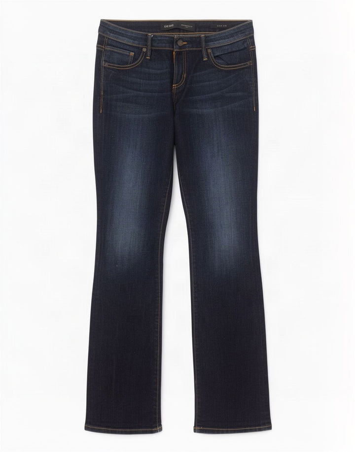 Jeans Bootcut bassi da donna Guess W29 L33 cotone blu navy