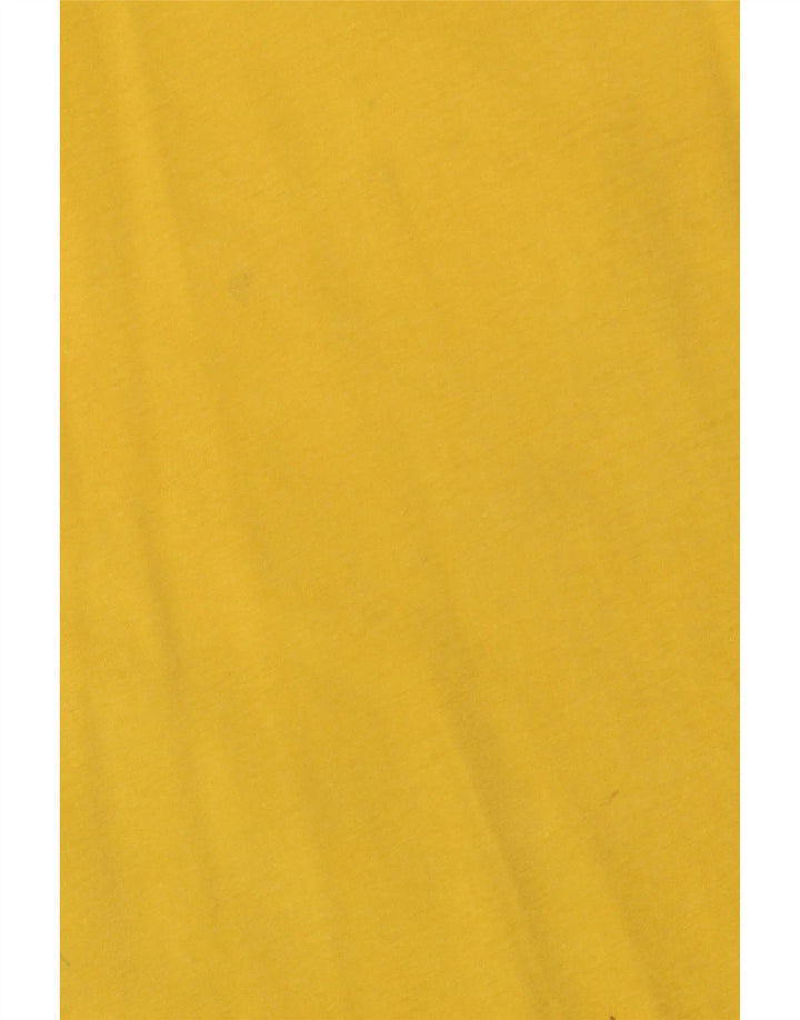 T-shirt grafica da uomo Puma Top 2XL cotone giallo