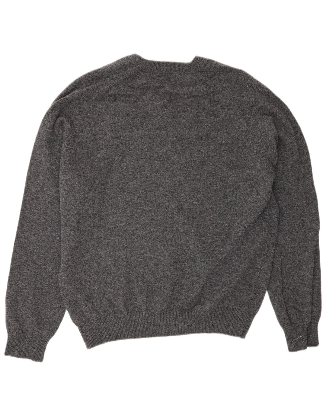 Maglione da uomo Marks & Spencer Blue Harbour con scollo a V grigio medio screziato