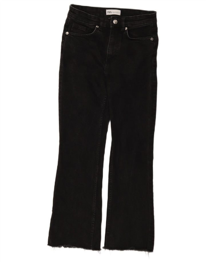 Jeans Bootcut da donna Zara EU 36 XS W26 L25 Nero