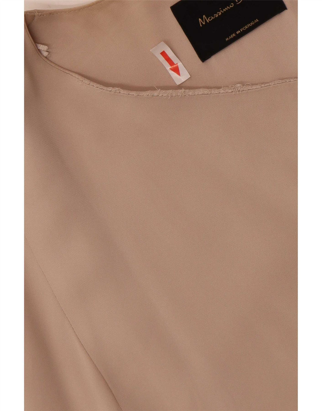 Giacca blazer senza maniche lunga da donna Massimo Dutti UK 14 Beige medio