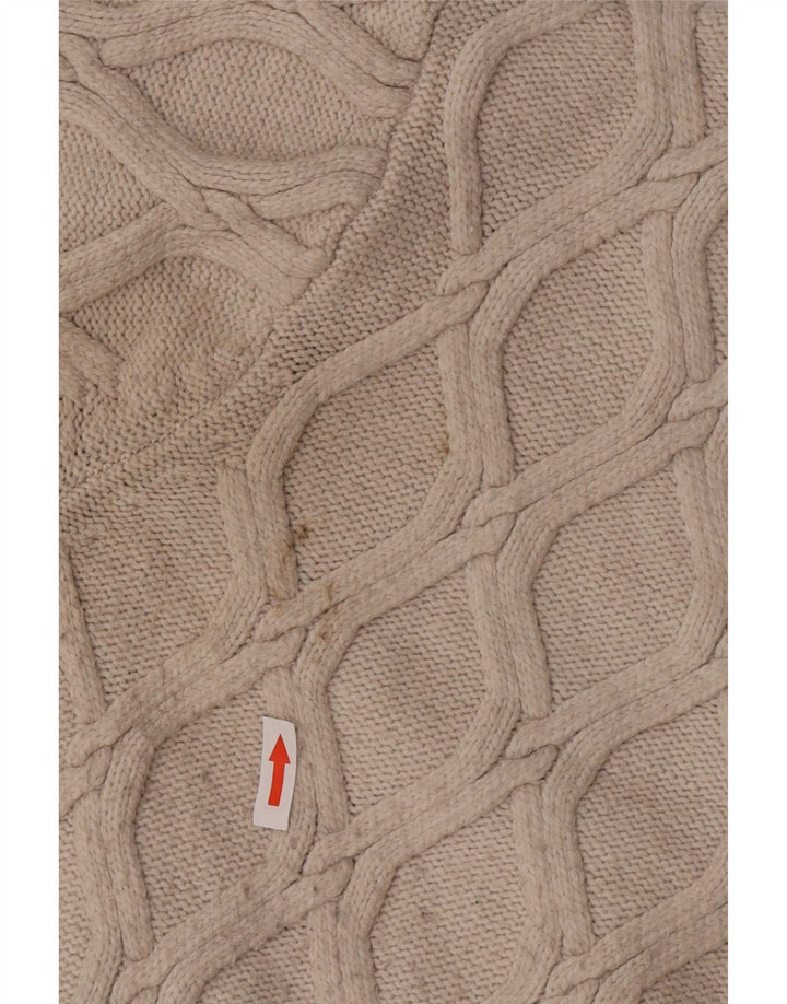 Maglione girocollo corto da donna Marks & Spencer UK 14 Beige medio
