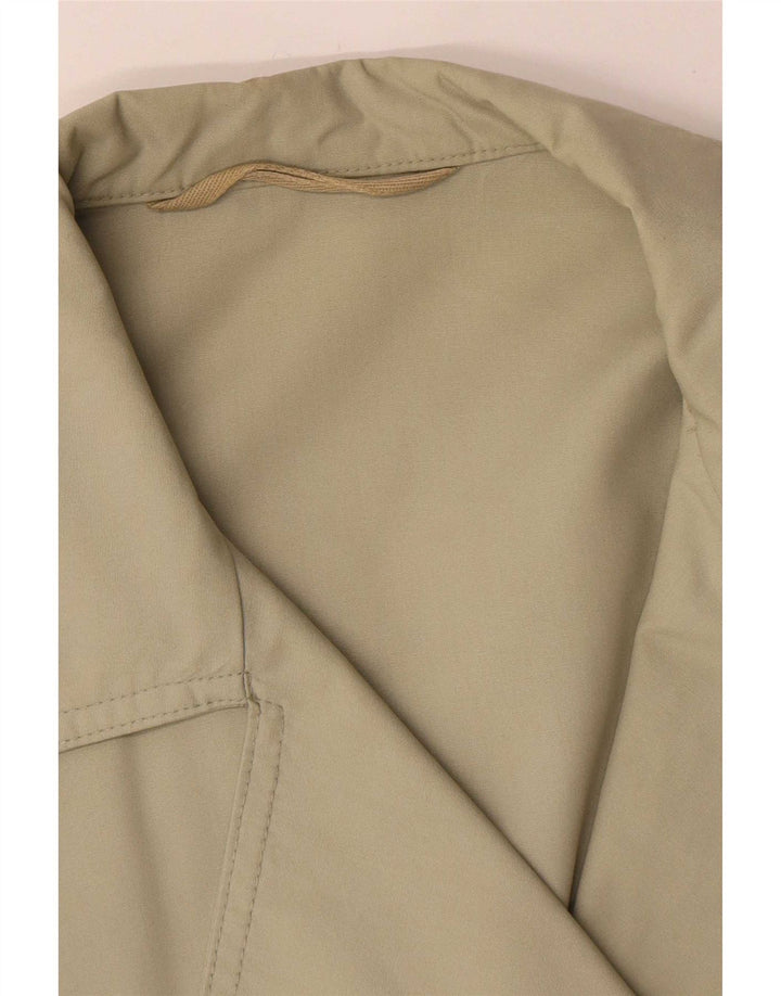 Giubbotto bomber militare vintage da donna UK 20 2XL Cachi