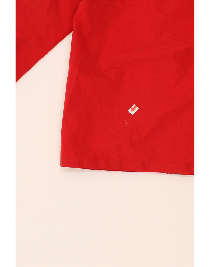 MOUNTAIN WAREHOUSE Boys Hooded Windbreaker Jacket 9-10 Years Red Polyester Vintage Mountain Warehouse and Second-Hand Mountain Warehouse from Messina Hembry 