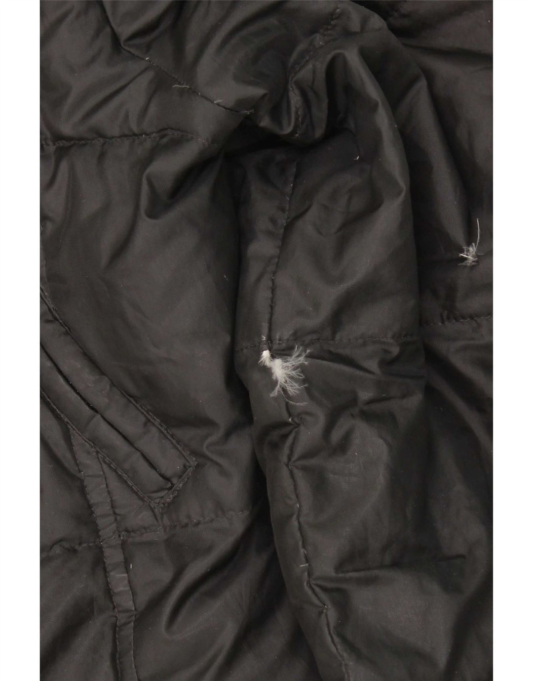 Cappotto imbottito con cappuccio da donna Replay UK 14 grande poliestere nero