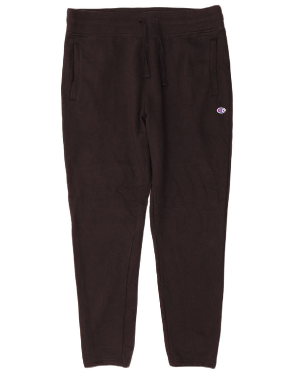 Pantaloni da tuta da uomo Champion grandi in cotone nero